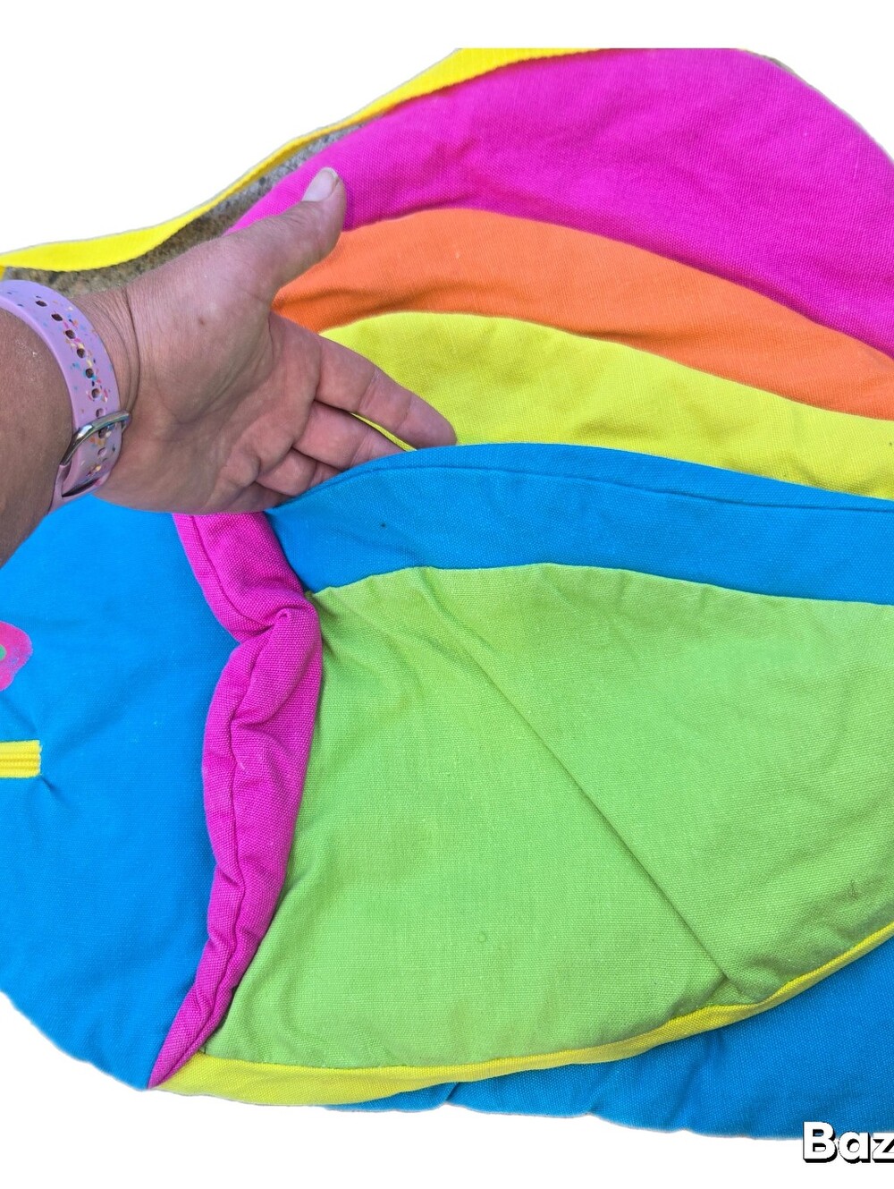 90s Colorful Fish Beach Bag - Picture 5 of 7